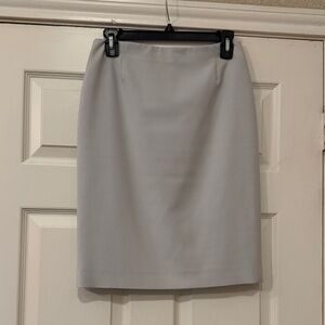 Alex Marie Light Gray Pencil Skirt